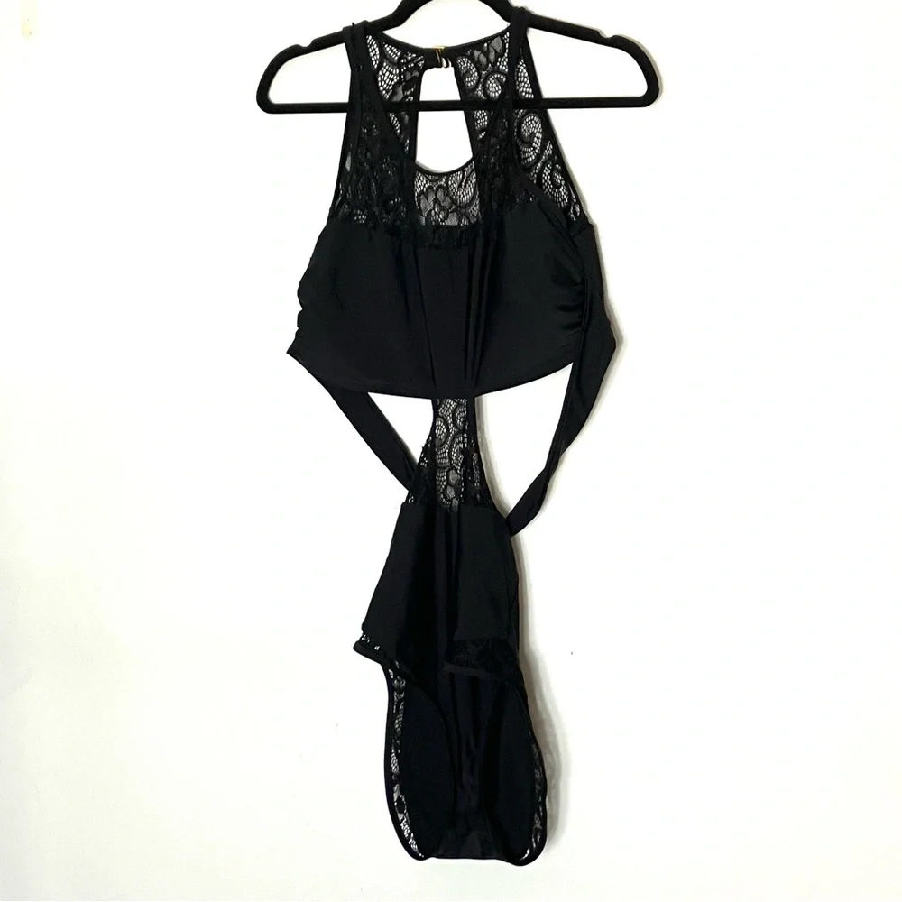 Swimsuits for All x GabiFresh Lace Cutout Electra 14‎ D/DD CUP Monokini